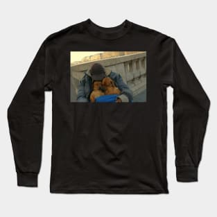 Paris - Just a little nap. Long Sleeve T-Shirt